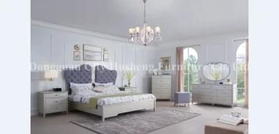 Luxury Style Melamine Surface Bedroom Furniture Set King Size