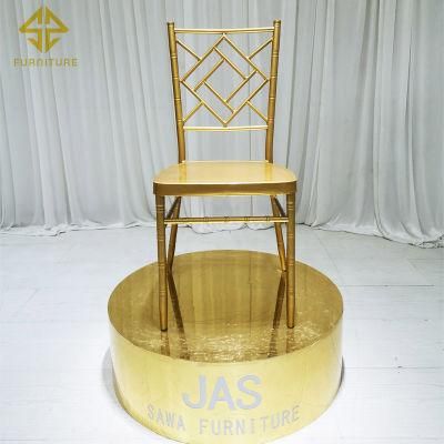 Popular Event Furniture High Quality Iron Wire Wedding Dining Chair for Sale