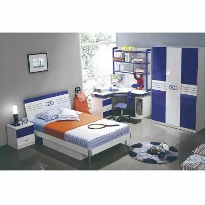 Cartoon Children Furniture Kids Bedroom Wood Bed for Home Furniture