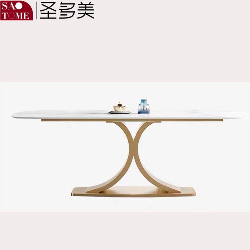 Modern Living Room Dining Room Furniture X-Shaped Dining Table