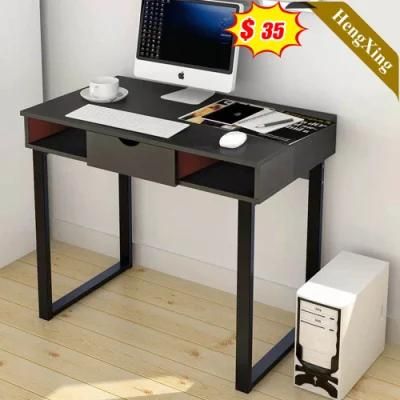 Inquiry Nordic Modern Design Wooden Black Color Office Home Furniture Square Study Computer Table