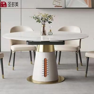 Popular Simple Italy Style Rotated Dining Tables