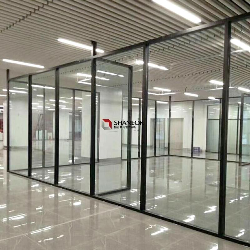 Aluminum Frame Single Glazed Partition for Office Meeting Room