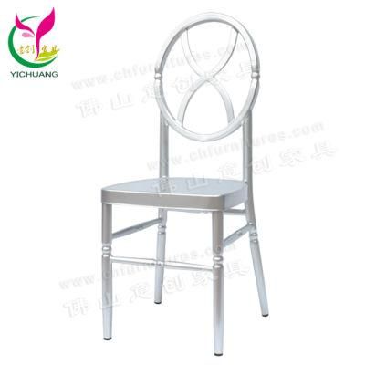 Yc-A190 Stacking Wholesale Tiffany Silver Chiavari Wedding Chair