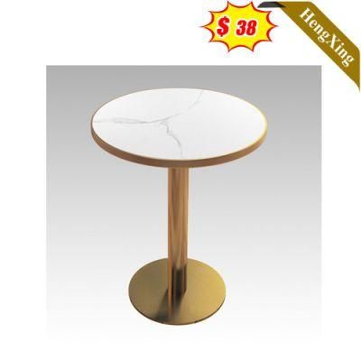 Popular Design High Quality Factory Customized Wholesale Wooden Restaurant Furniture Round Coffee Dining Table