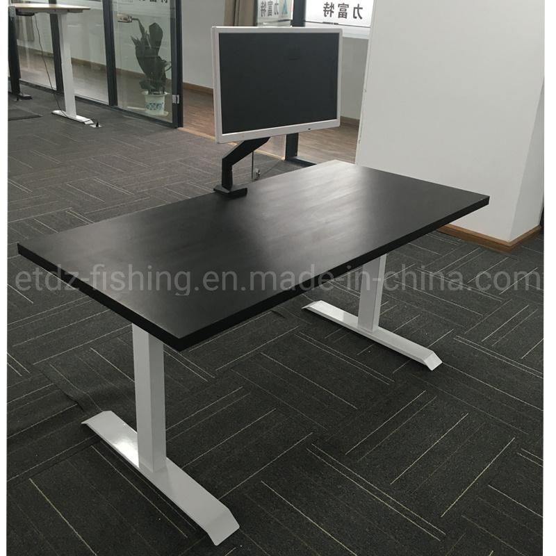 Metal Table Base with Adjustable Glides Pneumatic Desk Converters