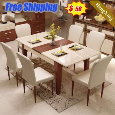 Folded Rectangle Home Wooden Modern Set High Quality Dining Table