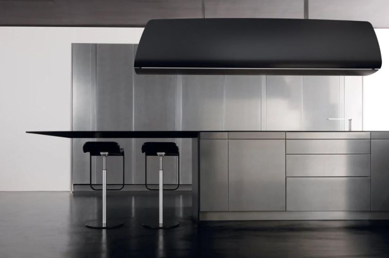 Modern Design Aluminium Stainless Steel Modular Kitchen Wall Cabinet Acrylic Kitchen Furniture