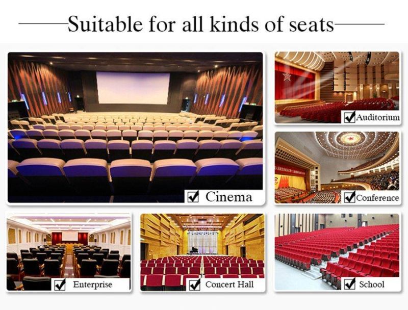 Jy-620 Theater Cinema Auditorium Seating Popular Auditorium Chair Factory Price Fabric Chair Meeting Chair Office Furniture