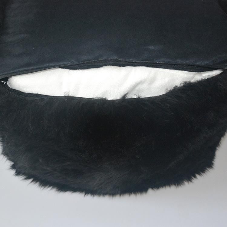 Luxurious Modern Design Living Room Furniture Chairs Mongolian Fur Stool