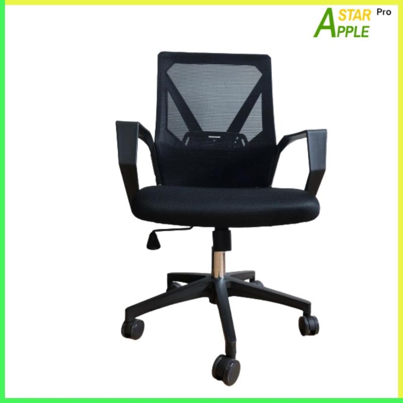 Super Cool Black Nylon Swivel Chair with Stable Mechanism