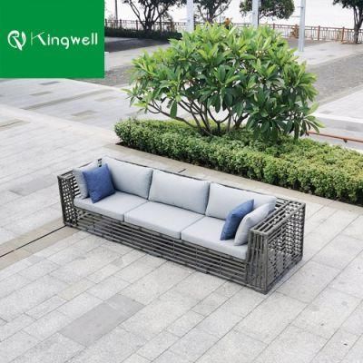 Modern Outdoor Garden Furniture Rattan 3 Seater Sofa Patio Sets for Used