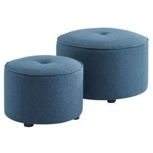 Chinese Modern Leisure Fabric Hotel Office Bedroom Living Room Outdoor Home Garden Kids Furniture Sofa Chair Ottaman Pouf