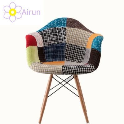 Cheap Modern Comfortable Living Room Furniture Armchair Patchwork Fabric Leisure Chair