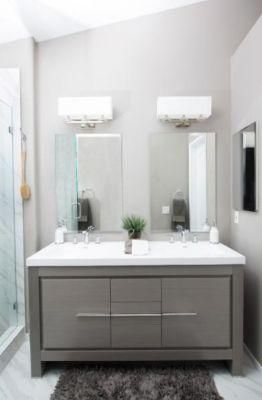 Rustic Modern Design Undermount Sink Two Mirror Cabinets Ensuite Cabinets Bathroom Importers