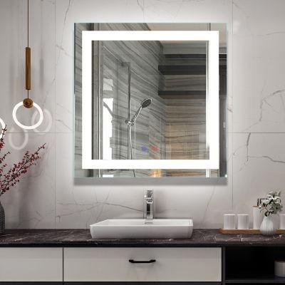 Hot Sale Project Rectangular Bathroom Wall Mounted Illuminated LED Mirror