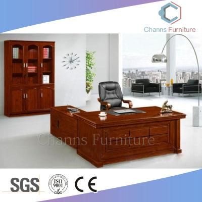 Walnut Veneer Modern Office Desk Design Office Director Table (CAS-VA20)