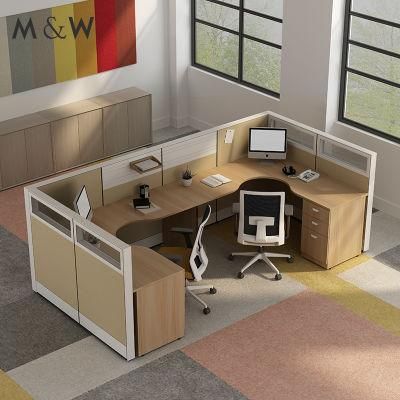 Desk Open Workstation 2 Person New Model Furniture Modern Workstation Modern Work Station Office Partition