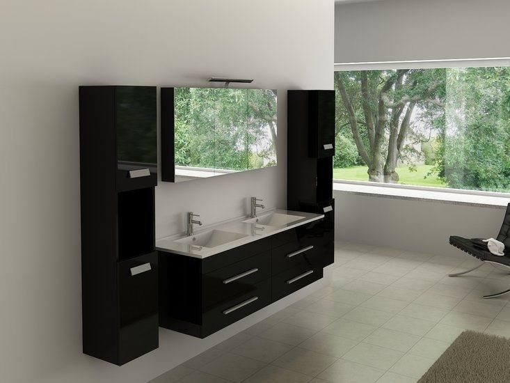 European Luxury Bathroom Vanity with Double Side Cabinet