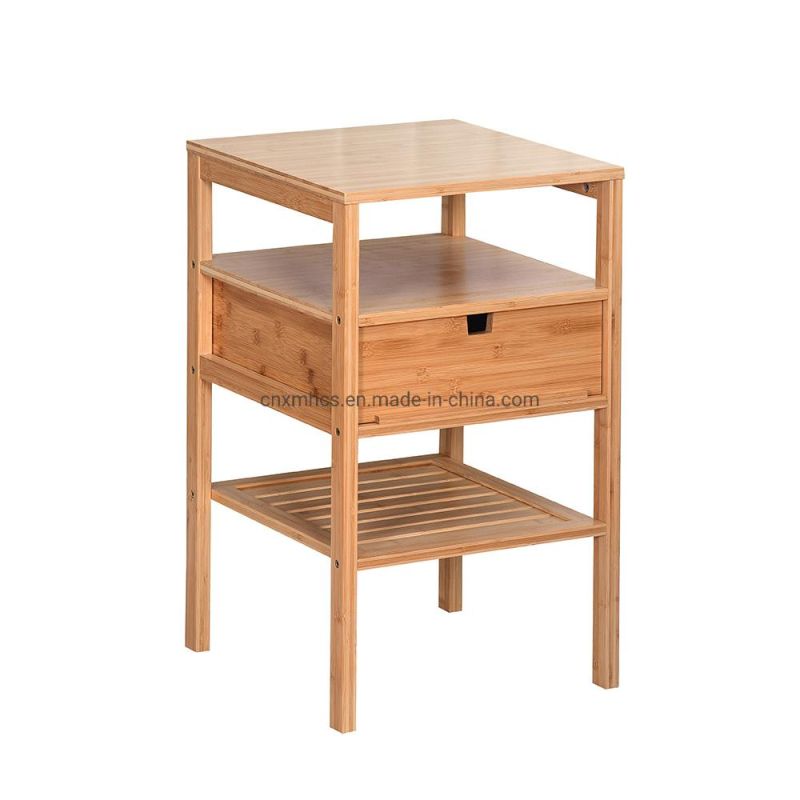 Bedroom Furniture Wooden Bedside Table Nightstand with Drawer Beside Table