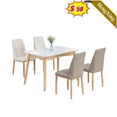 Modern Living Room Furniture Set 4PCS Dining Table and Living Chair Set