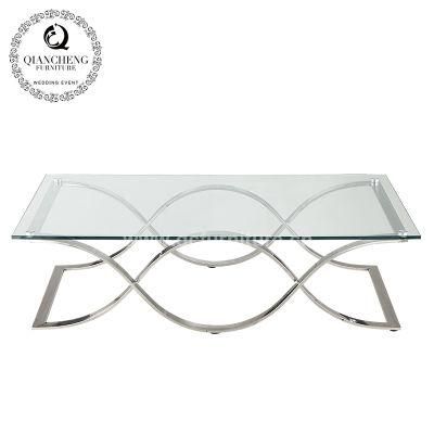 Rectangle Coffee Table Glass Interior Furniture New Design