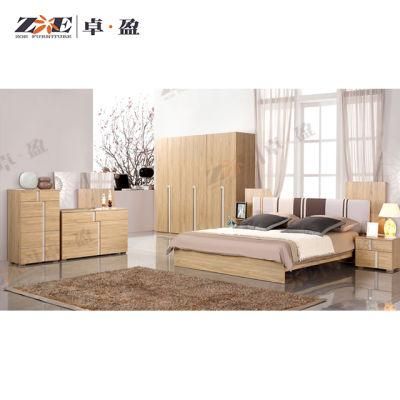 Wholesale Hotel Furniture Set Wooden Bedroom Sets in Fabric Design