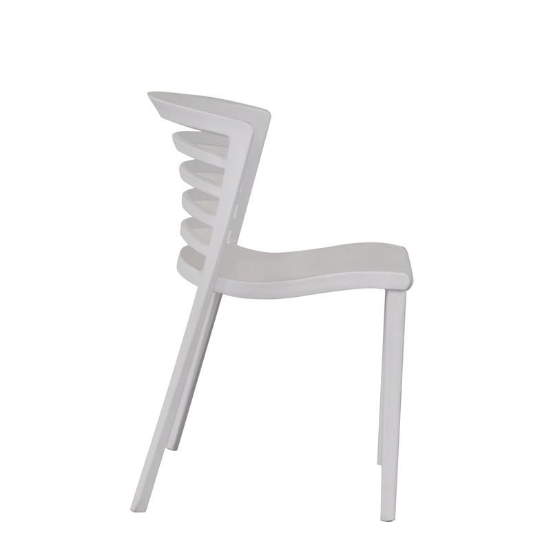 Outdoor Garden Event Restaurant Furniture Leisure PP Cheap Price Dining Room Stackable White Plastic Chair