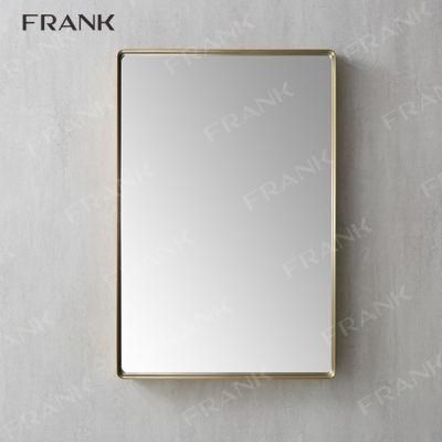 Rectangular Bathroom Mirror Glass Custom with Light Sensor