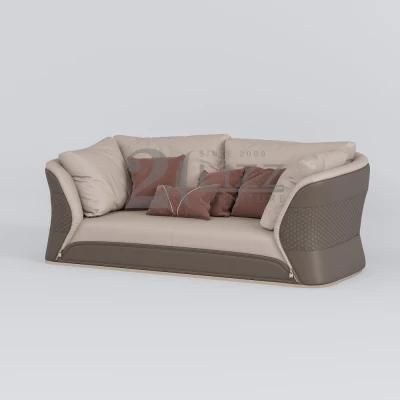 Comfortable Italian Design High Quality Luxury Home Furniture Modern Living Room Genuine Leather Sofa
