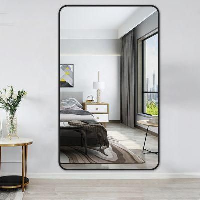 Decorative High Standard Durable Eco Friendly Salon Mirror for Bedroom Bathroom Entryway Metal Framed Mirror