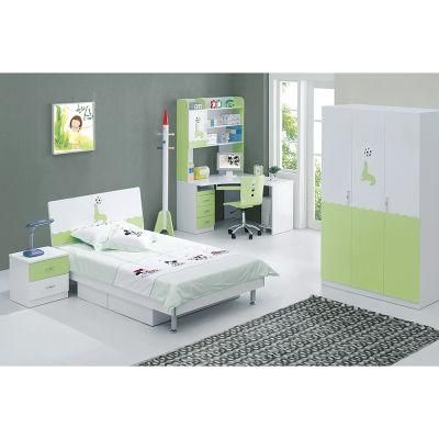 Nova Wholesale Single Kids Bedroom Furniture Solid Wooden Kids Bed Children Furniture
