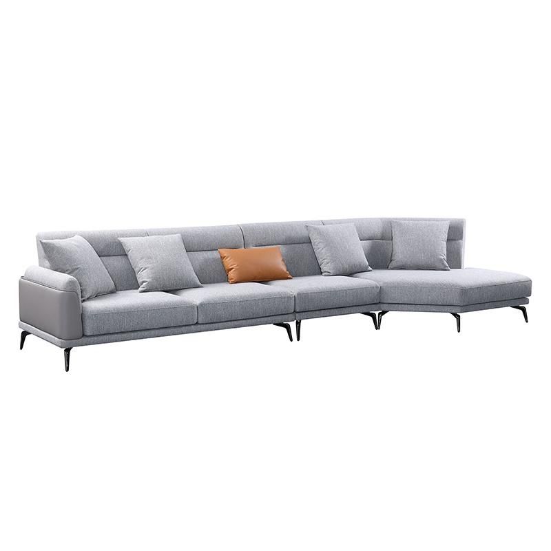 Living Room Furniture Italian Modern Design Ecological Leather Secitonal and 1+2+3 Seat Sofa Set