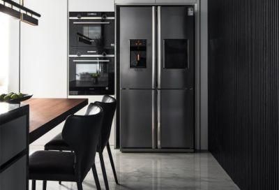 New Style Kitchen Furniture Design Wood Veneer Kitchen Cabinet for Wholesales