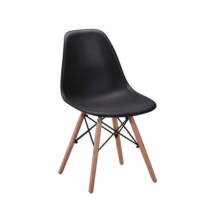 Nordic Design Modern Wooden Legs Wholesale Plastic Dining Chair