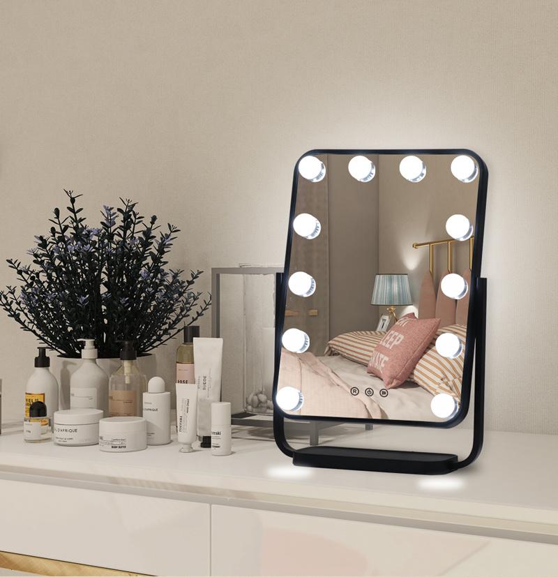 Unique Items Make up Mirror with LED Bulbs for Home Daily Makeup