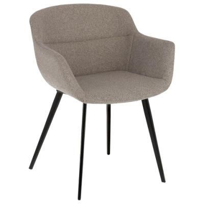 2PCS Metal Frame Modern Luxury Coffee Chair Home Dinner Furniture Chair