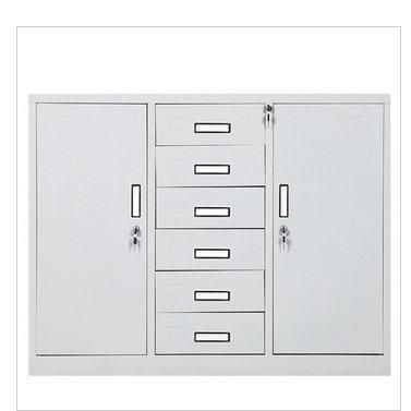Modern Steel Double Door File Storage Office Cabinet Metal Locker Steel Cabinet Office Furniture