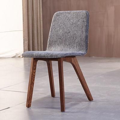 Nordic Wooden Dining Chair Ash Solid Wood Frame