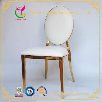 Hc-Za26 Banquet Hall Oval Back Stainless Steel Chair for Wedding Event Hc-Za26