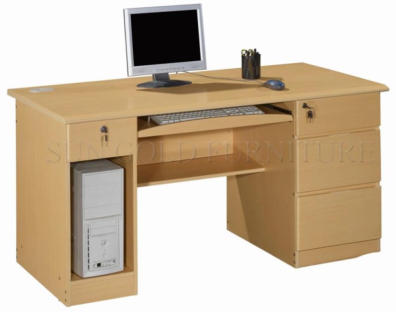 Simple Office Table Gaming Computer Desk with Cabinet Drawer (SZ-CDT029)