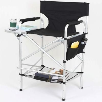 Outdoor Portable Folding Director Camping Tourist Fishing Aluminum Chair