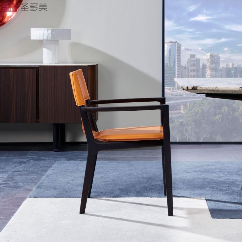 Modern Hot Selling Leather Furniture Dining Chair