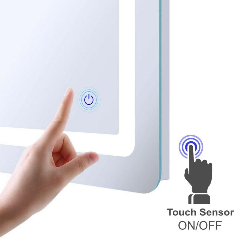 LED Infinity Bathroom Mirror Illuminated with Defogger and Dimming