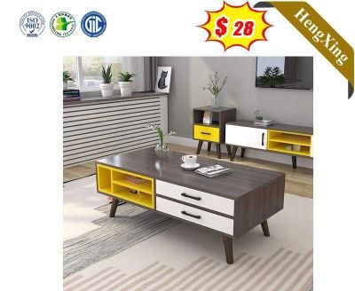 Living Room Furniture Storage Wooden Modern Coffee Table with Drawers