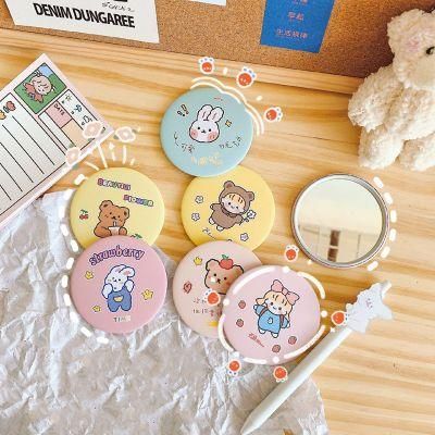 Customized Button Pin Small Mirror Hand Mirror Custom Pocket Makeup Mirror