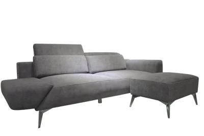 Modern I Shape 2 3 Seater Padded Seat Bed Couch Sleeper Bed Fabric Sofa Set