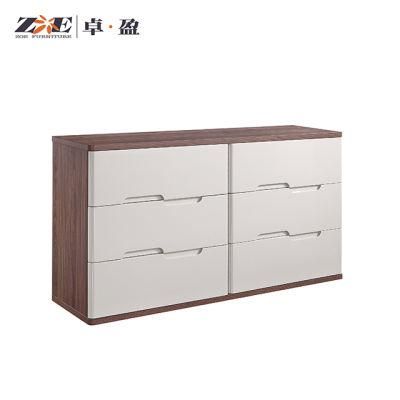Simple Wooden Design Bedroom Furniture Storage Dresser Table