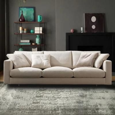 Wholesale Modern Hot Sell Home Living Room Wooden Frame 1-3 Sectional Sofa