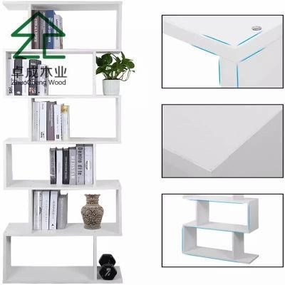 White 15mm Particle Board Bookshelf